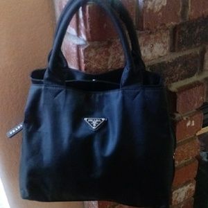 Antique black Prada purse. Good condition
